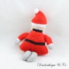 Semi flat cuddly toy Santa Claus GRUND red white