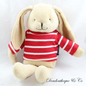 Plush rabbit POLARN O PYRET Tee shirt striped red