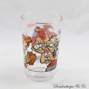 Glas Spirou AMORA Senf Siebdruckbild N°4 Spirou et Champignac 1994