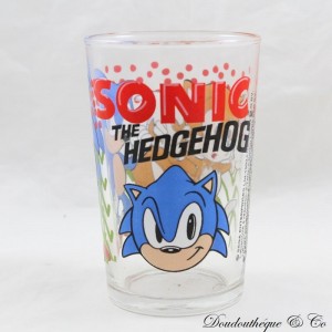 Hedgehog glass Sonic SEGA Sonic the hedgehog number 6 The Fox 10 cm