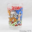 Hedgehog glass Sonic SEGA Sonic the hedgehog number 6 The Fox 10 cm