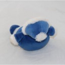 Doudou poupée esquimau NOUKIE'S bleu et blanche 19 cm