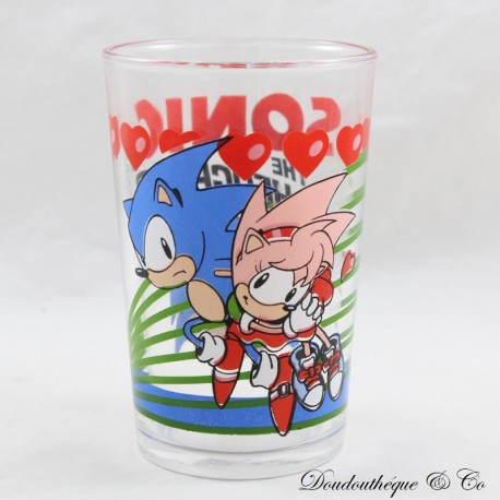Igelglas Sonic SEGA Sonic der Igel mit Amy Herzen 10 cm Igelglas Sonic SEGA Sonic der Igel mit Amy Herzen 10 cm