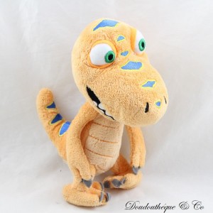 Plush Samy dinosaur LE DINO TRAIN Orange Tyrannosaurus Jim Henson 20 cm