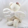 Orso di peluche HERITAGE Collezione Ganz orso angelo con ali boccioli di rosa 30 cm