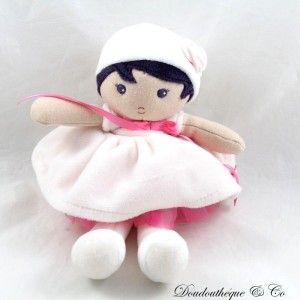 Doll rag pearl K KALOO my first doll in fabric pink tenderness 40 cm