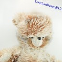 Oso de peluche oso beige pelo largo vintage viejo 42 cm