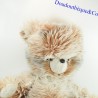 Plush bear teddy bear beige long hair vintage old 42 cm