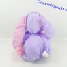 Peluche lapin FISHER PRICE Puffalump violet oeuf de pâques  toile de parachute 22 cm