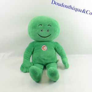 Plush green man JEMINI Cetelem for Bnp Paribas 45 cm