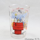 Snoopy PEANUTS glass The 50s mustard glass Amora The Snoopy years