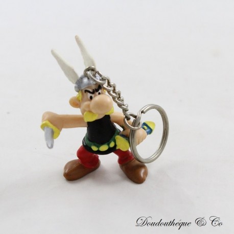 Llavero figura Astérix PLASTOY 1997 Astérix y Obélix con su espada 5 cm