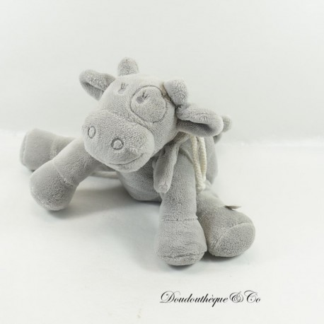 Musical plush Lola the cow NOUKIE'S gray 20 cm