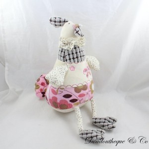 Plush hen ENESCO ribbed rooster