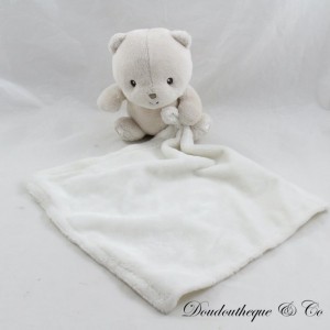 Doudou handkerchief bear KIMBALOO beige sitting