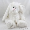 Plush rabbit BUKOWSKI white knots tissues ears 27 cm