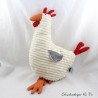 Plush rooster JELLYCAT Cream Folly Rooster ribbed beige cream 41 cm