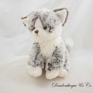 Plüschkatze SIMBA TOYS grau weiß