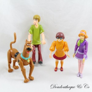 Set de 4 figuras Scooby-Doo HANNA BARBERA Hb Vera, Daphne, Sammy y Scooby Doo