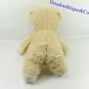 Plush bear BOULGOM vintage ecru beige 40 cm