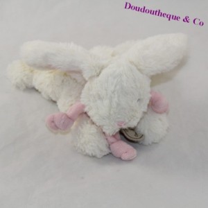 Doudou Kaninchen KUSCHELTIER UND BEGLEITUNG Mein kleines rosa Bonbon DC1239 19 cm