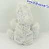 Títere de peluche Conejo ANIMADOO gris blanco 26 cm