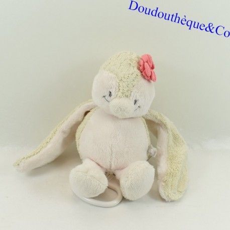 Peluche musical Coco pingüino NOUKIE'S Daisy y Coco beige 18 cm