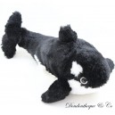 Plush orca black and white long hair 35 cm