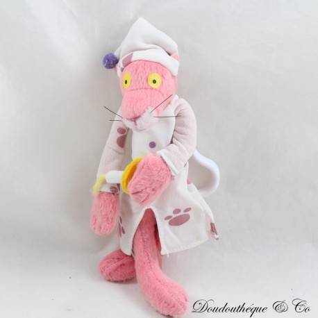 Keychain plush Pink Panther PLAY-BY-PLAY nightgown Pink Panther 2004 18 cm