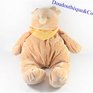 Peluche XXL Tonton ours NOUKIE'S Australia bandana et sac à dos 80 cm