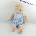 Plush doll IKEA Lekkamrat boy blond blue suit 43 cm