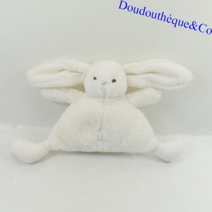 Conejo Doudou BEBE CHOCOLAT blanco Leana 16 cm