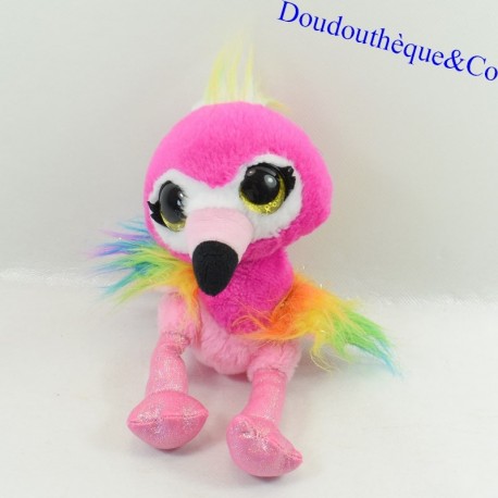 Pink flamingo plush COCO CONES big eyes 20 cm