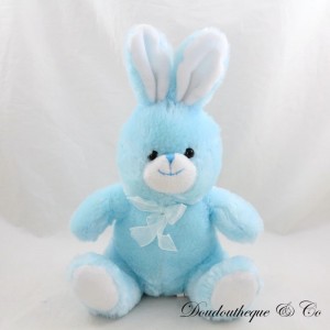 Conejo de peluche JUGUETES BEST MADE azul blanco
