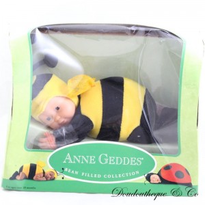 Poupée bébé abeille ANNE GEDDES jaune noir