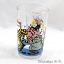 Bicchiere Lucky Luke AMORA senape 1996 N°5 Ma Dalton Joe e Averell 10 cm