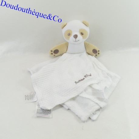 Flaches Kuscheltier Pandabär BUBBA BLAU Taschentuch Bambus weiß Engel 35 cm Flaches Kuscheltier Pandabär BUBBA BLAU Taschentuch Bambus weiß Engel 35 cm