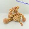 Peluche giraffa NICOTOY macchie beige marrone 30 cm