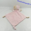 Flat cuddly toy bear CAMBERRITO'S pink polka dots relief 39 cm