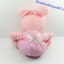 Tuta in tela paracadute BIKIN coniglio di peluche BIKIN "Happy Bunny" rosa viola vintage 35 cm