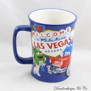 Taza en relieve M&M'S World Blue 3D Las Vegas taza de cerámica 13 cm