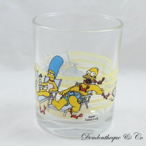 Simpson COUDENE The Simpsons family glass