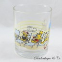 Family glass Simpson COUDENE The Simpsons at the beach 9 cm