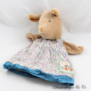 Doudou Puppe Weißes Reh MOULIN ROTY Die große braune Familie 27 cm