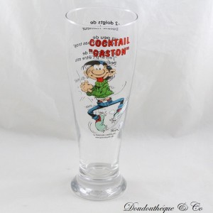 Großes Cocktailglas Gaston Lagaffe AVENUE OF THE STARS Franquin Marsu Bierglas 23 cm