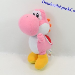 Peluche Yoshi SUPER MARIO Nintendo rosa in piedi 18 cm