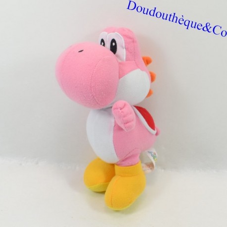 Peluche Yoshi SUPER MARIO Nintendo rose debout 18 cm