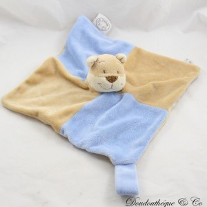 Flat blanket Romeo squirrel NOUKIE'S beige blue pacifier pacifier clip puppet 25 cm