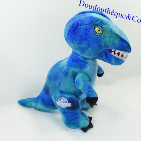 Peluche Mosasaurus JURASSIC WORLD Universal Dinosaure bleu 32 cm