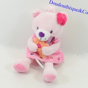 Musical plush bear CHEEKBONE Bird Intermarché 20 cm